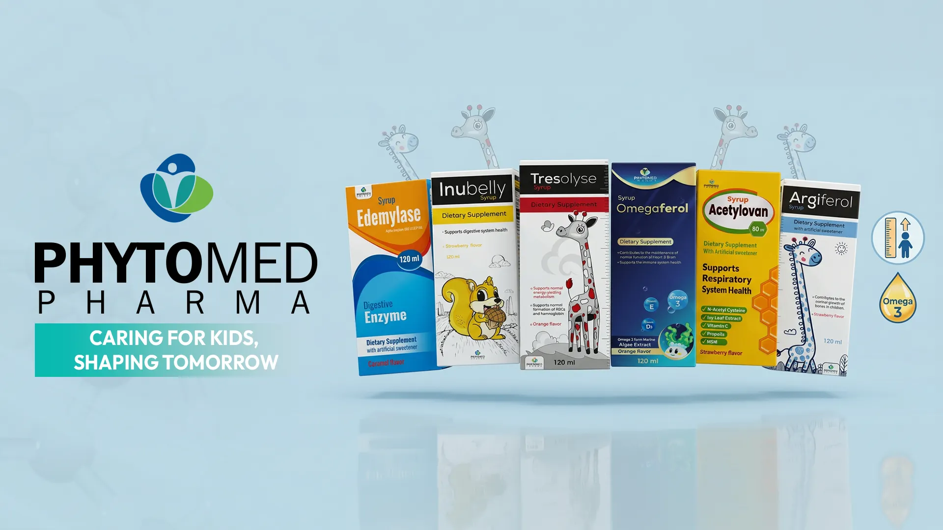 Dietary supplements product range banner